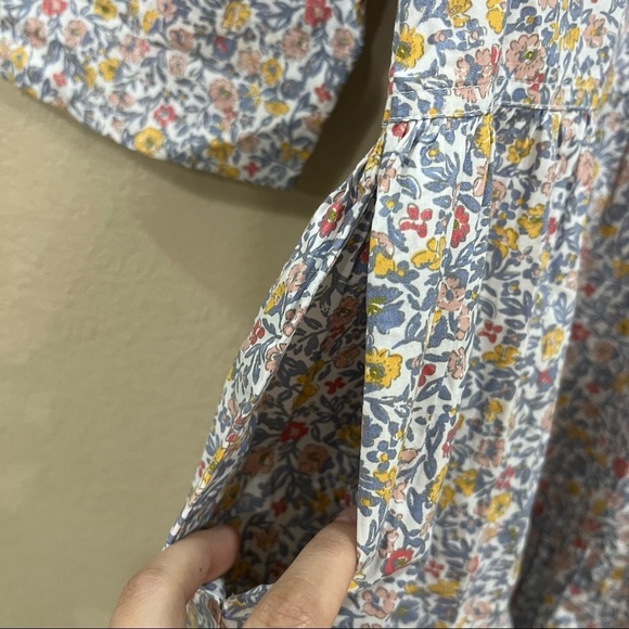 APIECE APART Maurino Floral Drop Waist Mini Dress in Sweet Multi Sz M Luxury EUC - Picture 8 of 12